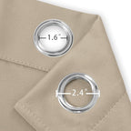LEMOMO Khaki Blackout Curtains 42 x 54 Inch Length Set of 2 Panels Grommet Bedroom Curtains for Living Room