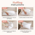 Utopia Bedding 20x26 Pillow Inserts, White Throw Pillows for Couch, 2 Pack