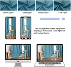 Simplebrand Ava Turquoise Blackout Curtains for Bedroom 96 Inches Long 2 Panels, Solid Thermal Insulated, Energy Saving Nursery Window Treatment Curtains Blackout Drapes, W40 x L96 Inch, Turquoise