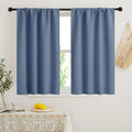 RYB HOME Short Blackout Curtains for Bedroom, Room Darkening Insulated