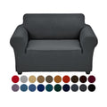 Joccun Stretch Chair Couch Cover,1-Piece Sofa Slipcover Spandex Jacquard Fabric Sofa Covers with Elastic Bottom,Washable Furniture Protector for Dogs,Cats,Kids(Armchair,Charcoal)