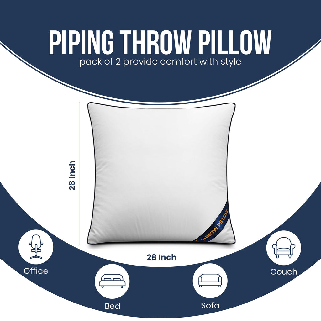 Utopia Bedding 28x28 Throw Pillow Inserts, Decorative Pillows, Pack of 2