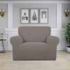 Easy-Going Stretch Oversized Chair Slipcover with Arm Washable Taupe