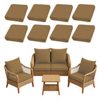 SUKAIKEQA 8PCS Patio Cushion Covers.Patio Furniture Couch SeatSlipcovers