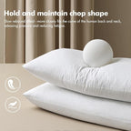 MIULEE Feather Pillow Insert 14x36, Decorative Down Feather Fluffy Throw Pillow Cotton Fabric for Living Room Sofa Bed