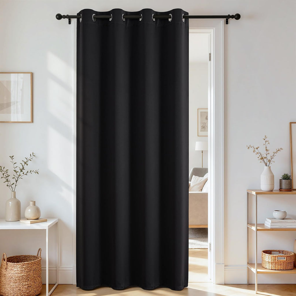 Joydeco Door Curtain Blackout Curtains for Doorway Privacy Closet Drapes