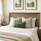 MIULEE Decorative Couch Throw Pillow Covers 20x20 Inch Cream White 2 Pack