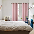 BGment Pink Room Darkening Curtains 72 Inch for Bedroom - 2 Panels