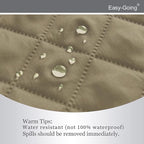 Easy-Going Recliner Chair Slipcover Reversible Sofa Cover Water Resistant Couch Cover Furniture Protector with Elastic Straps for Pets Dog (Recliner 22 inch, Beige/Beige)