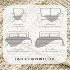 EVERGRACEHOME Chunky Chenille Knit Throw Blanket, 50 x 60, Beige
