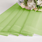 OWENIE Lime Sheer Curtains for Bedroom Living Room 54 Inch Length 2 Panels Set, Soft Solid Light Filtering Sheer Short Curtains for Small Window, 2 Pcs Total 84 Width 54 Long, Lime