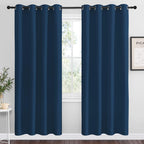 NICETOWN Cappuccino Blackout Curtains for Kitchen 55" w x 78" L 2 Panels