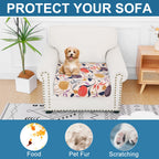 Smiry Printed Couch Cushion Covers, Stretch Couch Covers for Sofa