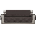 Easy-Going Reversible Oversized Couch Cover for 3 Cushion Couch Sofa Cover for Dogs Water Resistant Furniture Protector Cover with Foam Sticks for Pet (Oversized Sofa, Chocolate/Chocolate)
