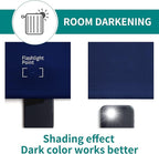BGment Blackout Curtains for Bedroom - Grommet Thermal Insulated Room Darkening Curtains for Living Room, Set of 2 Panels, Each 55 x 69 Inch, Navy Blue