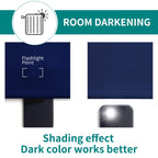 BGment Blackout Curtains for Bedroom - Grommet Thermal Insulated Room Darkening Curtains for Living Room, Set of 2 Panels, Each 55 x 96 Inch, Navy Blue