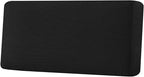 H.VERSAILTEX Super Stretch Individual Seat Cushion Covers Sofa Covers Couch Cushion Covers Slipcover Sets Thick Jacquard Textured Twill Fabric (1 Piece Sofa Cushion Cover, Black)
