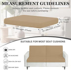 4Pcs Patio Stretch Cushion Covers,Outdoor Sofa Replacement Cover Slipcovers for Patio Furniture Cushion Covers, Washable Reusable Furniture Protector