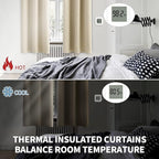 BGment Room Darkening Curtains 120 Inches Long - Grommet Thermal Insulated Drapes Window Treatment Curtains for Bedroom, 2 Panels, 52 x 120 Inch, Beige