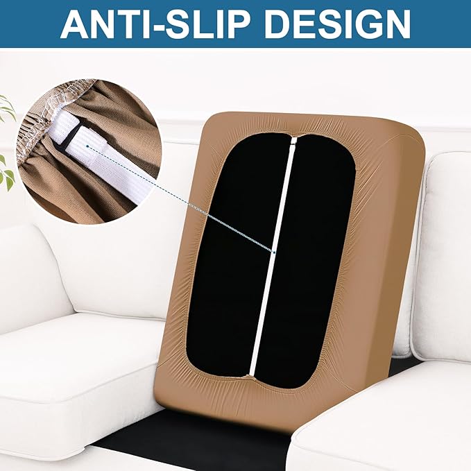 Smiry Couch Cushion Covers, Stretch Couch Covers for Sofa