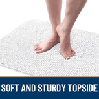 OLANLY Dog Door Mat for Muddy Paws 45x27, Super Absorbent Chenille Mud Mat