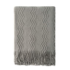 BOURINA Green Throw Blanket 50x60 Inch Boho Knitted Soft Throw Sofa Blanket