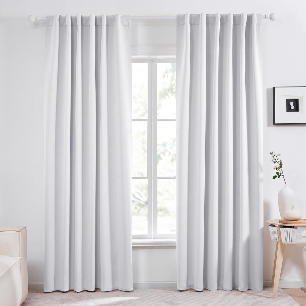 Deconovo Blackout Curtains for Bedroom, Living Room Curtains 84 Inches Long