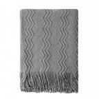 BOURINA Green Throw Blanket 50x60 Inch Boho Knitted Soft Throw Sofa Blanket