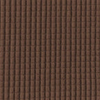 Easy-Going Stretch 4 Seater Sofa Slipcover 1-Piece Sofa Cover Furniture Protector Couch Soft with Elastic Bottom for Kids, Polyester Spandex Jacquard Fabric Small Checks Brown