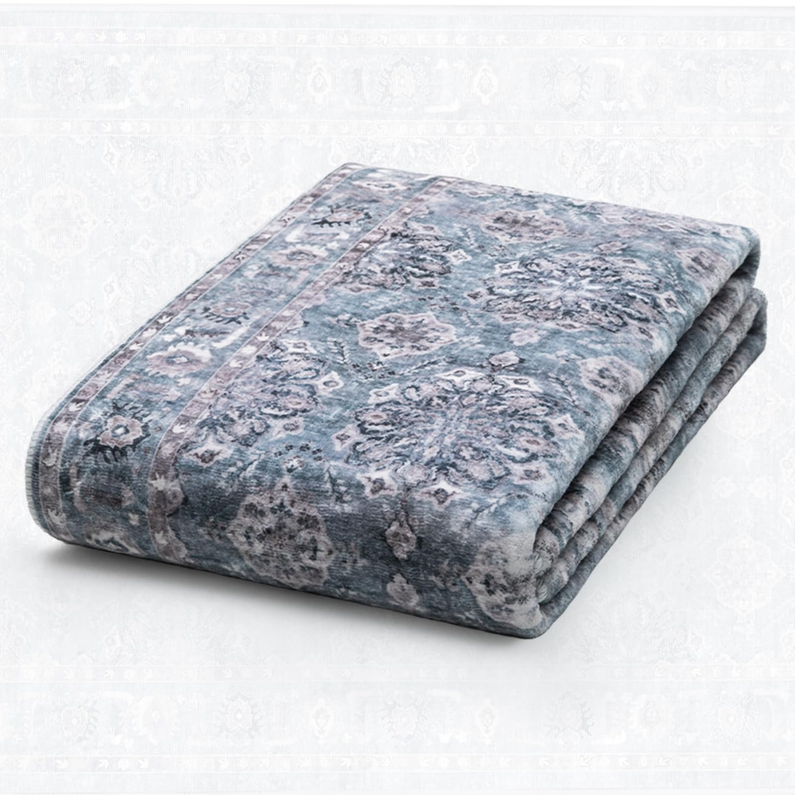 SERISSA 5x7 Washable Non Slip Floral Boho Area Rug for Living Room