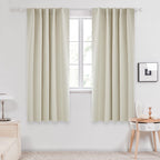 Deconovo Blackout Curtains for Bedroom, Living Room Curtains 72 Inches Long