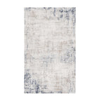 3 x 5 Rug Small Non Slip Area Rug Ultra Soft Machine Washable Low Pile Modern Abstract Area Rugs for Bedroom Living Room Entryway Kitchen Bedside, Blue/Grey
