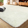 LOCHAS Area Rugs Fluffy Living Room Carpets for Kids Bedroom 3x5, Cream