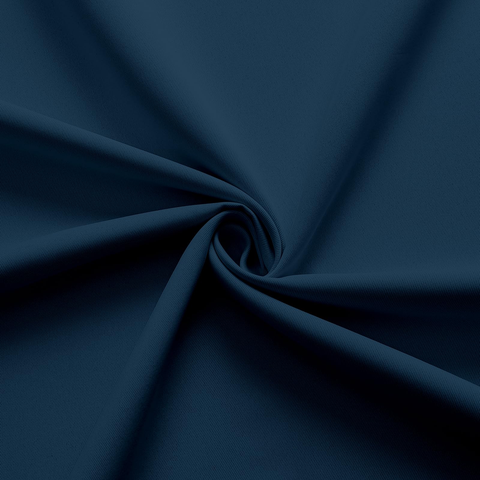 Joydeco Blackout Curtains 90 inch Long 2 Panels Set, Thermal Insulated Long Curtains & Drapes 2 Burg, Room Darkening Grommet Drapes for Bedroom Living Room Windows (Navy Blue, W52 x L90 Inch)