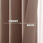 NICETOWN Short Curtains Blackout Curtains for Half Nursery Window