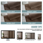 Ebesto Chocolate Sheer Curtains 90 Inches Long 2 Panels, Light Filtering Solid Sheer Curtains for Bedroom Living Room, Lightweight Window Voile Sheer Drapes, Dual Rod Pocket, 2x42Wx90L Inches