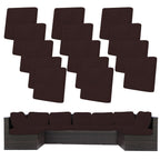 14 Piece Outdoor Cushion Covers, Patio Sofa Cushion Covers, Stretch Fit