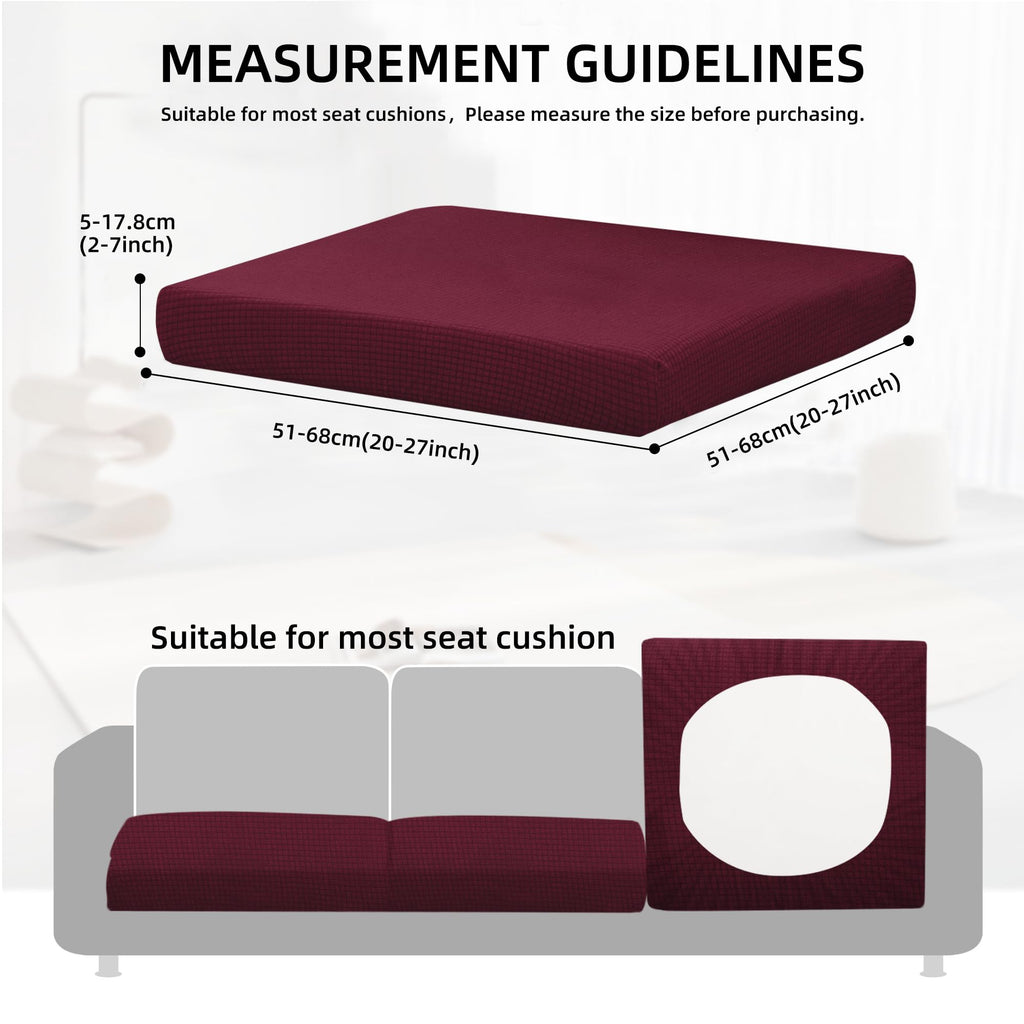 SUKAIKEQA 14PCS Patio Cushion Covers,Patio Furniture Couch Seat Slipcovers