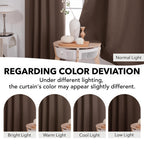 Deconovo Blackout Curtains for Bedroom, Living Room Curtains 84 Inches Long