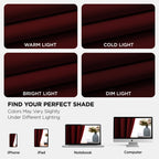 Joydeco Blackout Curtains for Bedroom 95 Inch Drapes 2 Panels Burgundy