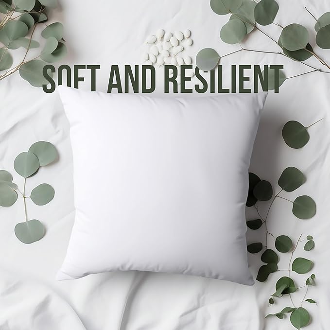 Utopia Bedding Throw Pillows, 18x18 Pillow Inserts, Pack of 1, White