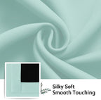 SimpleHome Aqua 100% Blackout Curtains Room Darkening Living Room 63 Inch