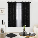 Deconovo Living Room Curtains 72 Inches Long, Blackout Curtains for Bedroom