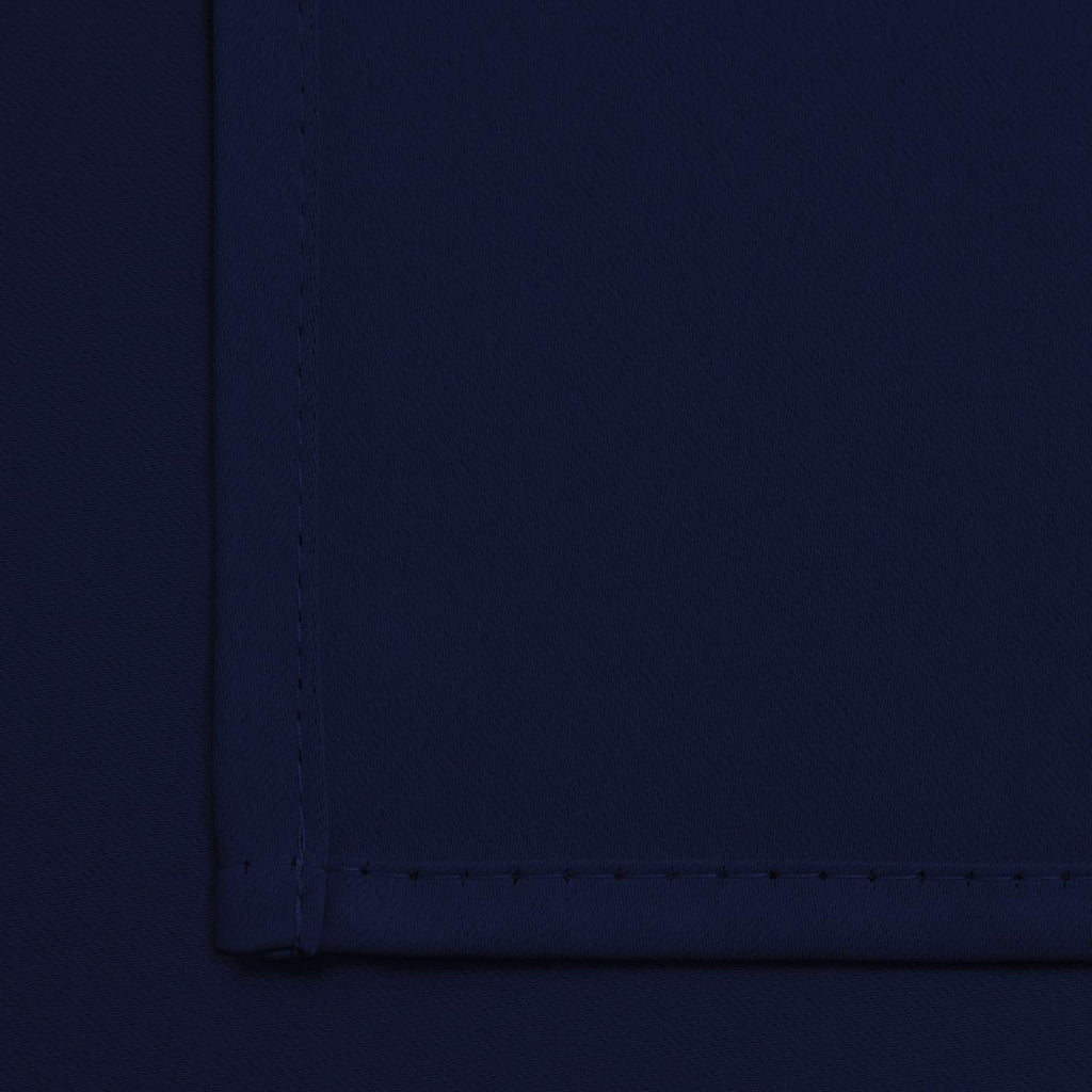 Yakamok Room Darkening Curtains 52x45 inch Length Navy Blue-Living Room