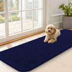 OLANLY Dog Door Mat for Muddy Paws 59x20, Super Absorbent Chenille Mud Mat