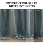 RYB HOME Velvet Curtains 102 inches Long, Extra Long High Ceiling Curtains