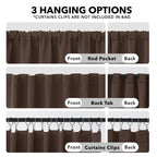 Deconovo Blackout Curtains for Bedroom, Living Room Curtains 84 Inches Long