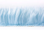 Ashler Faux Fur, Fluffy Shaggy Area Rug Ultra Soft 2 x 6 Feet Sheepskin Fur Rug, Light Blue Fuzzy Rug Machine Washable Shag Rug, Nursery Decor Throw Rugs for Bedroom, Kids Room, Living Room