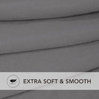 PureFit Super Stretch Sofa Slipcover – Spandex Non Slip Soft Couch Sofa Cover, Washable Furniture Protector with Non Skid Foam and Elastic Bottom for Kids, Pets (Oversized, Light Gray)