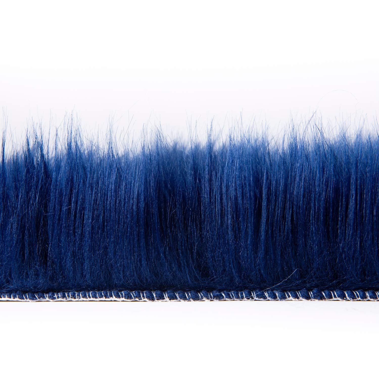 Ashler faux fur rug, Fluffy Shaggy Area Rug Ultra Soft 3 x 5 Feet Rectangle Fur Rug Navy Blue Fuzzy Rug Machine Washable Shag Rug, Nursery Decor Throw Rugs for Bedroom, kids room, Living Room